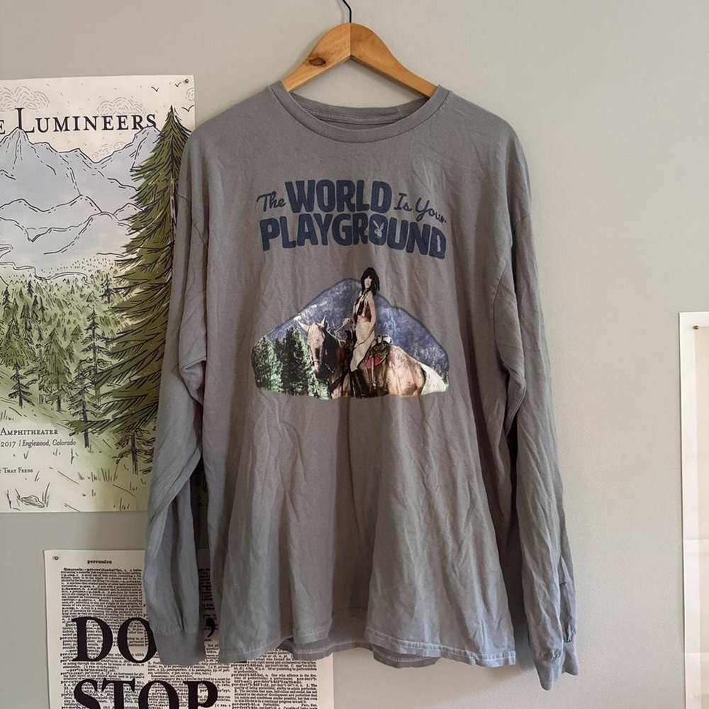 Urban Outfitters x Playboy Graphic Long Sleeve T-Shirt